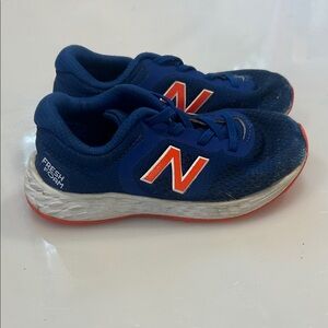New Balance Kids' Navy and Orange Sneakers